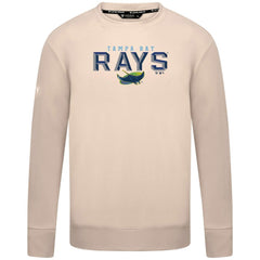 Khaki Tampa Bay Rays Levelwear Mandate Carve Tri-Blend Sweatshirt