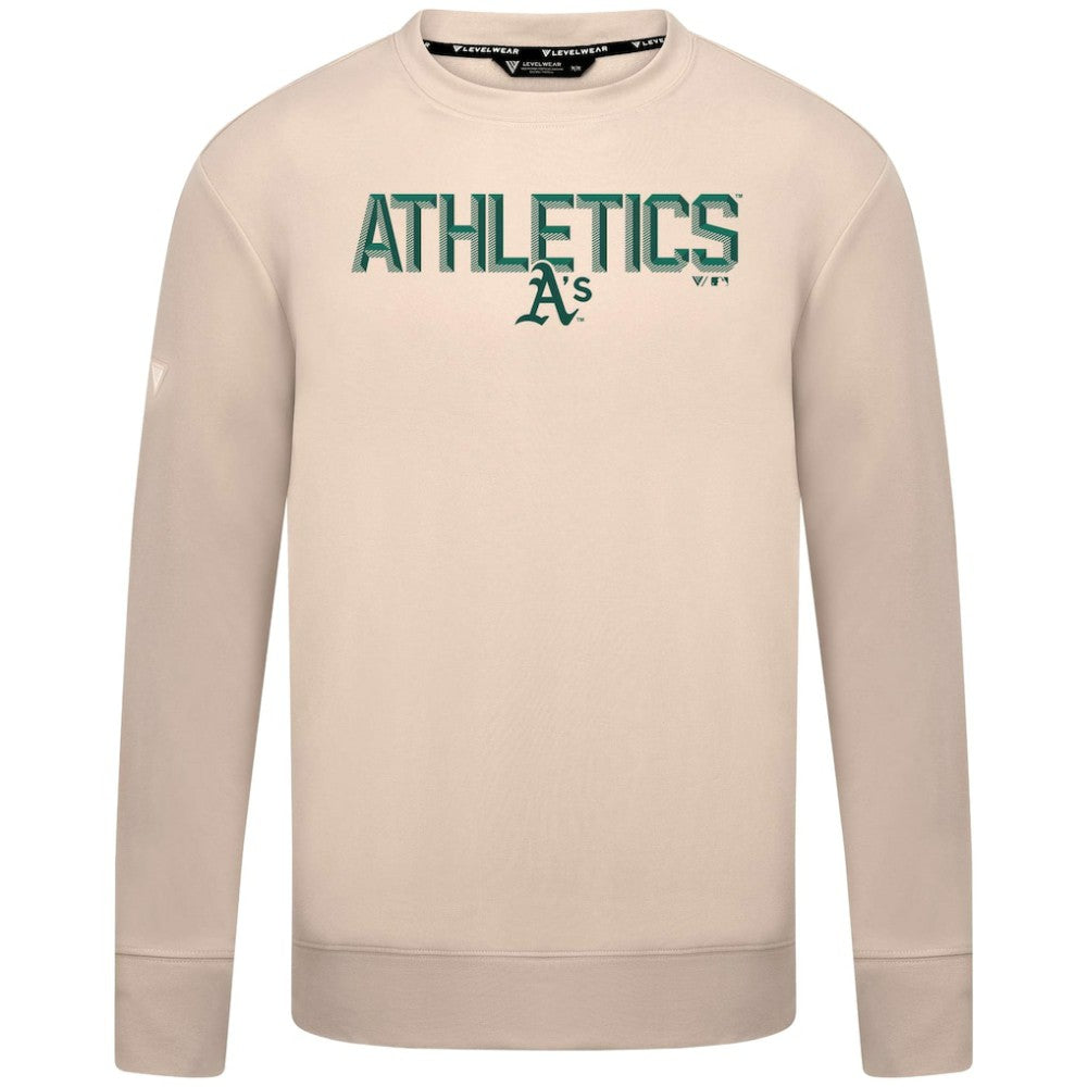 Khaki Athletics Levelwear Mandate Carve Tri-Blend Sweatshirt