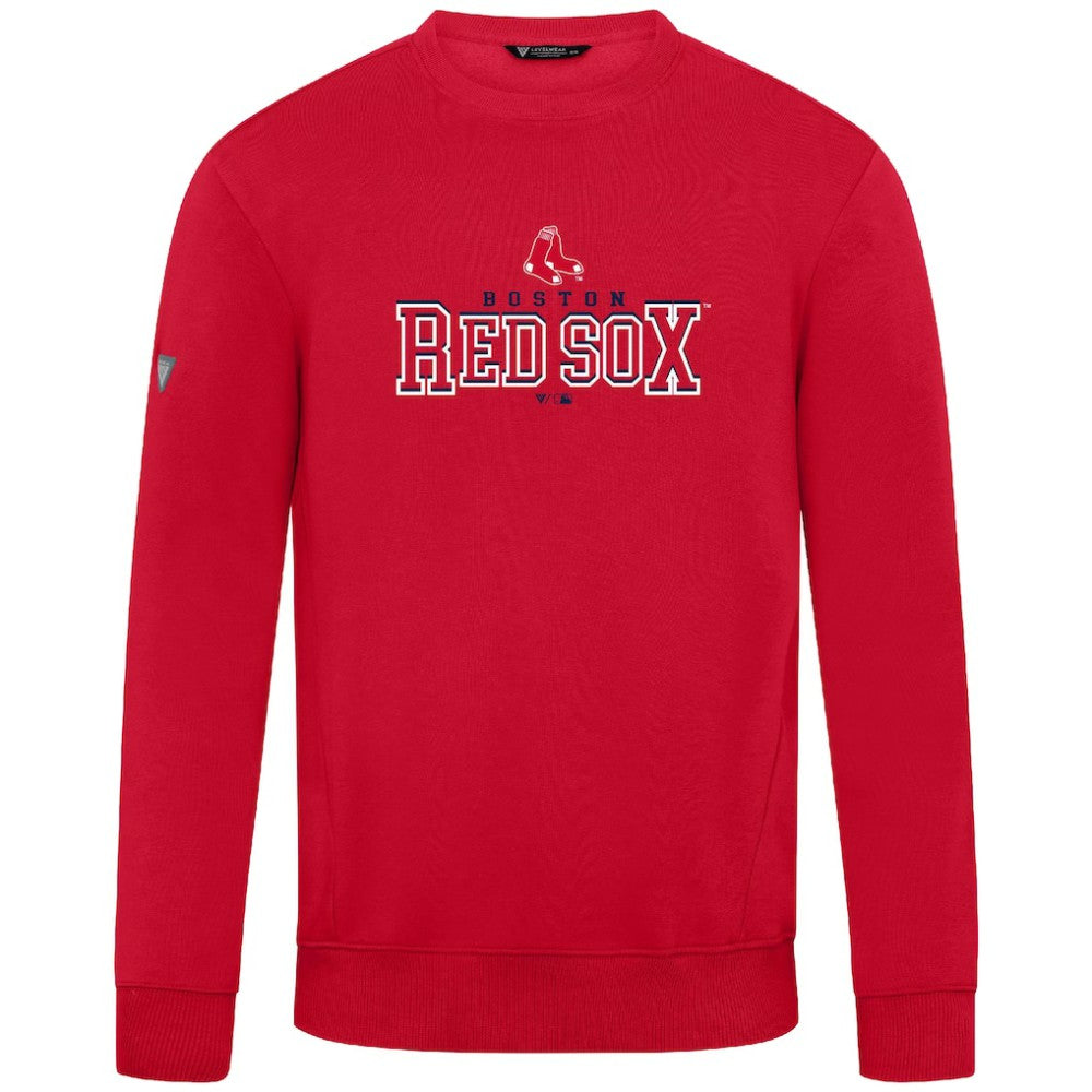 Red Boston Red Sox Levelwear Zane Journey Sweatshirt