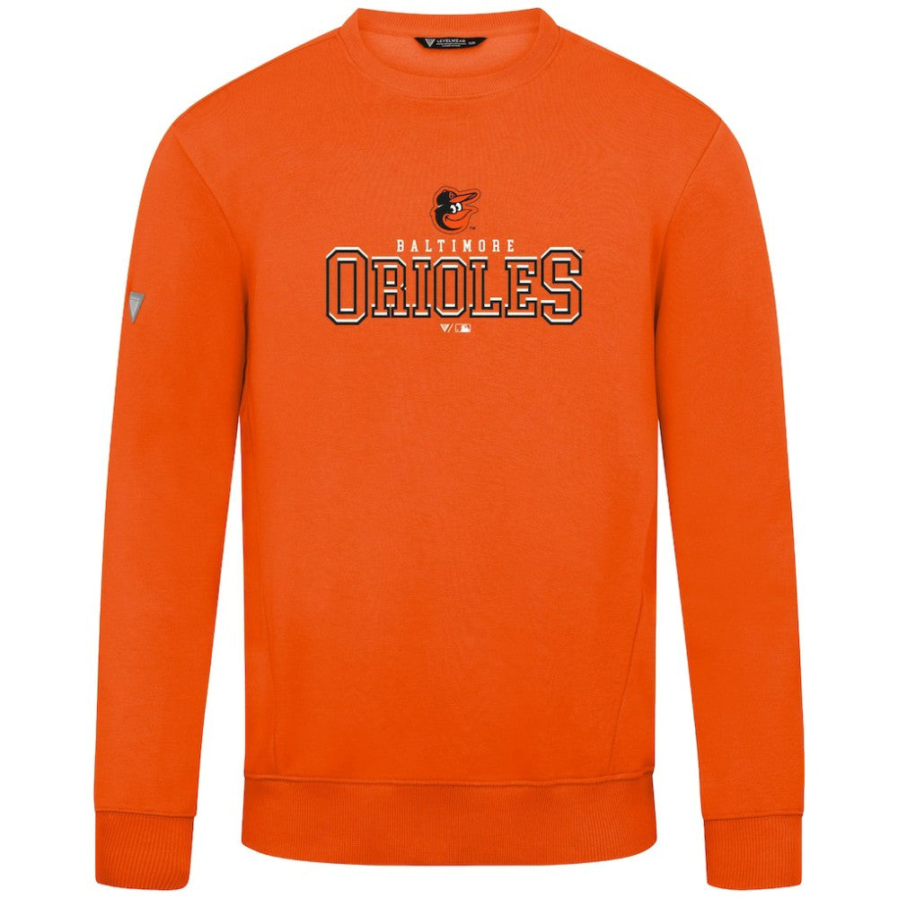Orange Baltimore Orioles Levelwear Zane Journey Sweatshirt