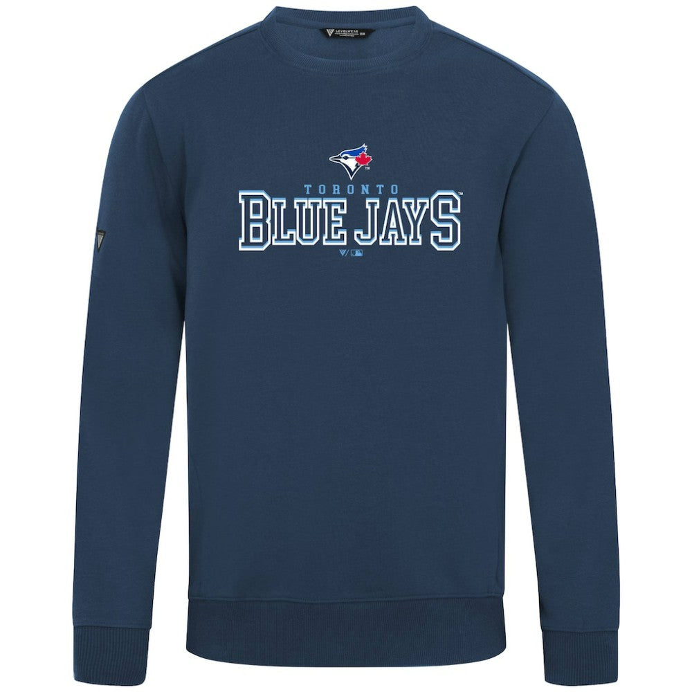 Navy Toronto Blue Jays Levelwear Zane Journey Sweatshirt