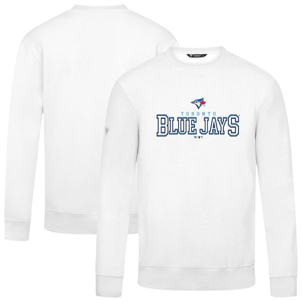 White Toronto Blue Jays Levelwear Zane Journey Sweatshirt