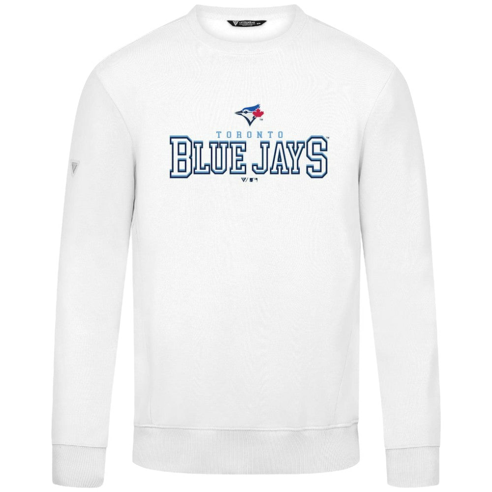 White Toronto Blue Jays Levelwear Zane Journey Sweatshirt