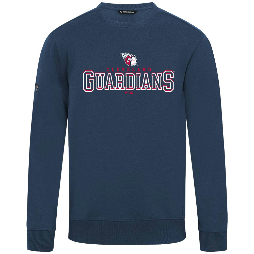 Navy Cleveland Guardians Levelwear Zane Journey Sweatshirt