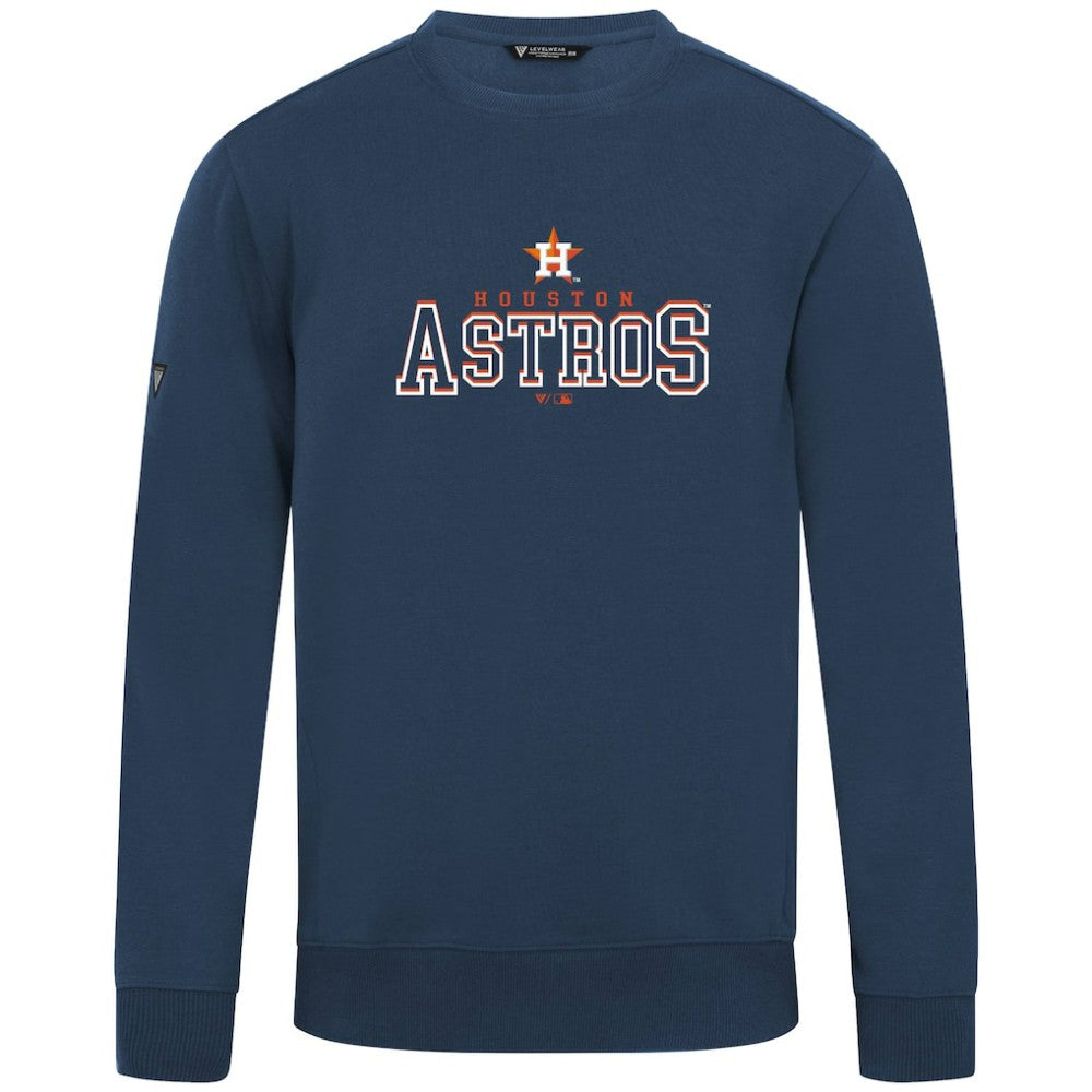 Navy Houston Astros Levelwear Zane Journey Sweatshirt