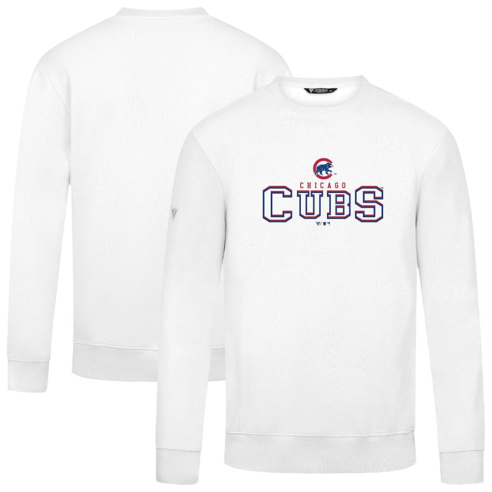 White Chicago Cubs Levelwear Zane Journey Sweatshirt