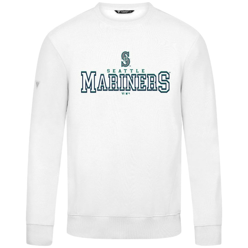White Seattle Mariners Levelwear Zane Journey Sweatshirt