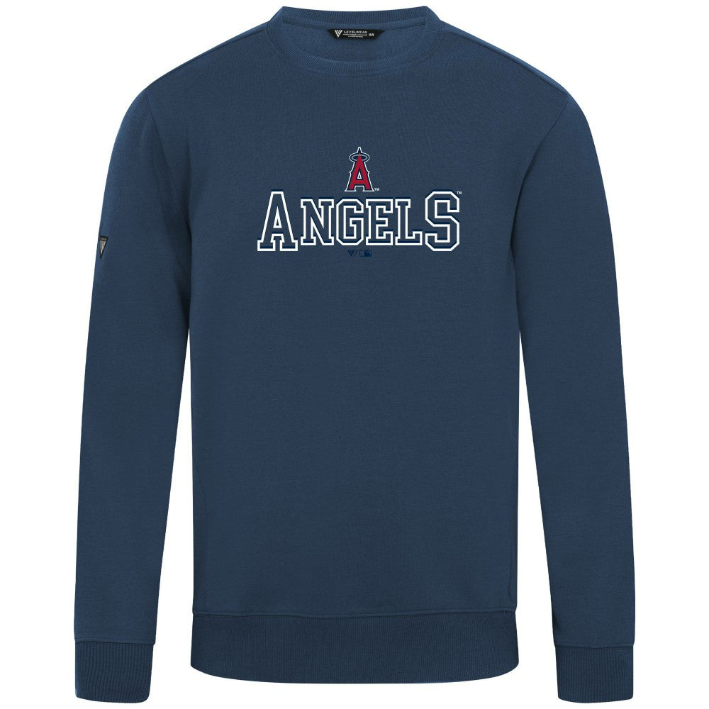 Navy Los Angeles Angels Levelwear Zane Journey Sweatshirt