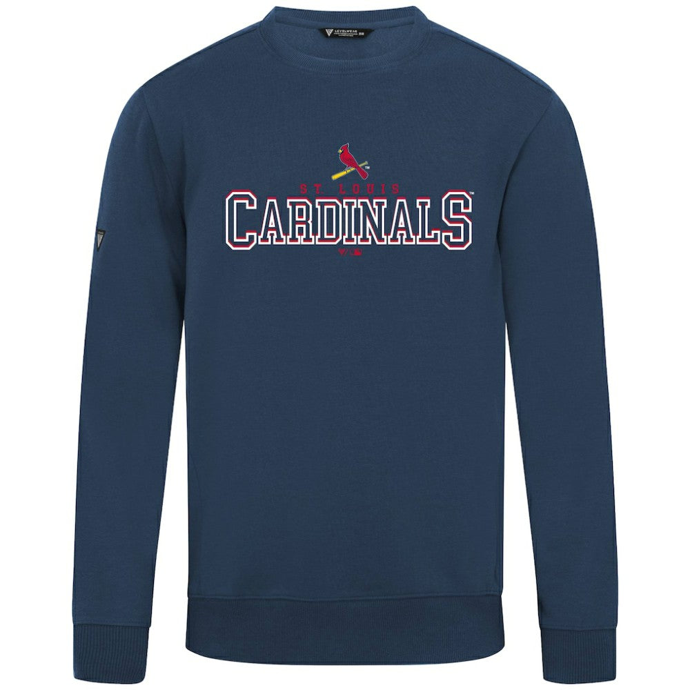 Navy St. Louis Cardinals Levelwear Zane Journey Sweatshirt