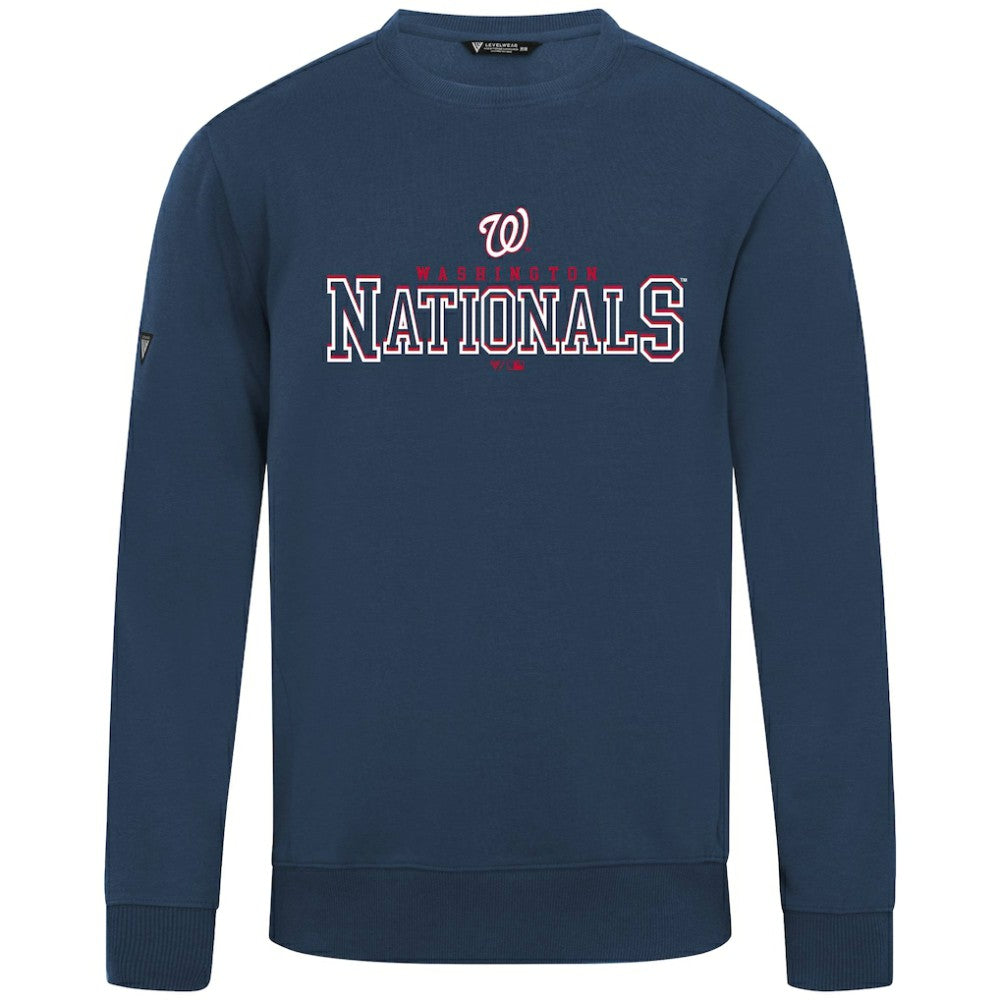 Navy Washington Nationals Levelwear Zane Journey Sweatshirt