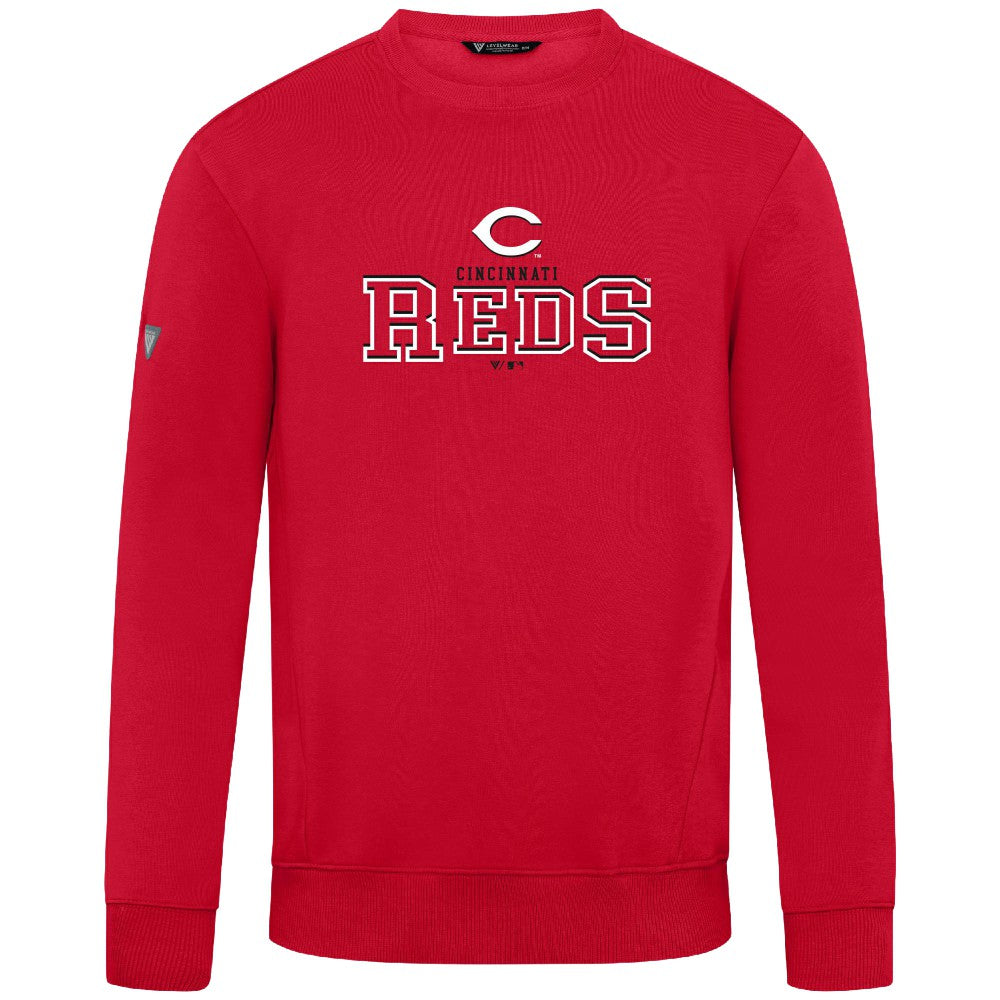 Red Cincinnati Reds Levelwear Zane Journey Sweatshirt