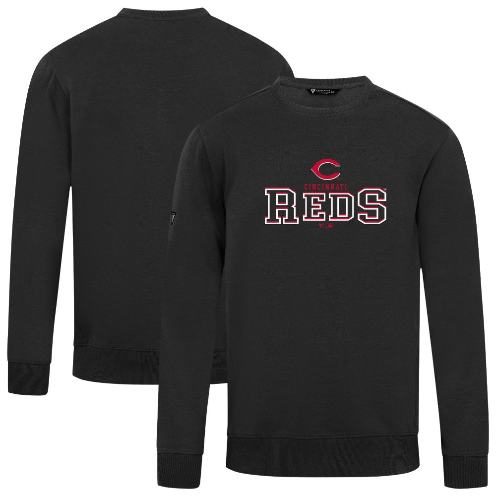 Black Cincinnati Reds Levelwear Zane Journey Sweatshirt