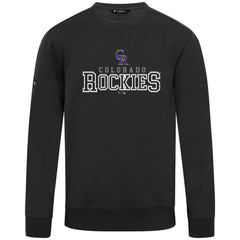 Black Colorado Rockies Levelwear Zane Journey Sweatshirt