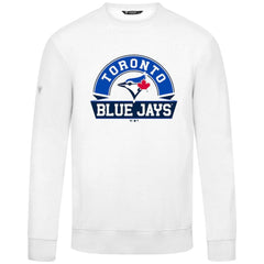 White Toronto Blue Jays Levelwear Zane Banner Arch Sweatshirt