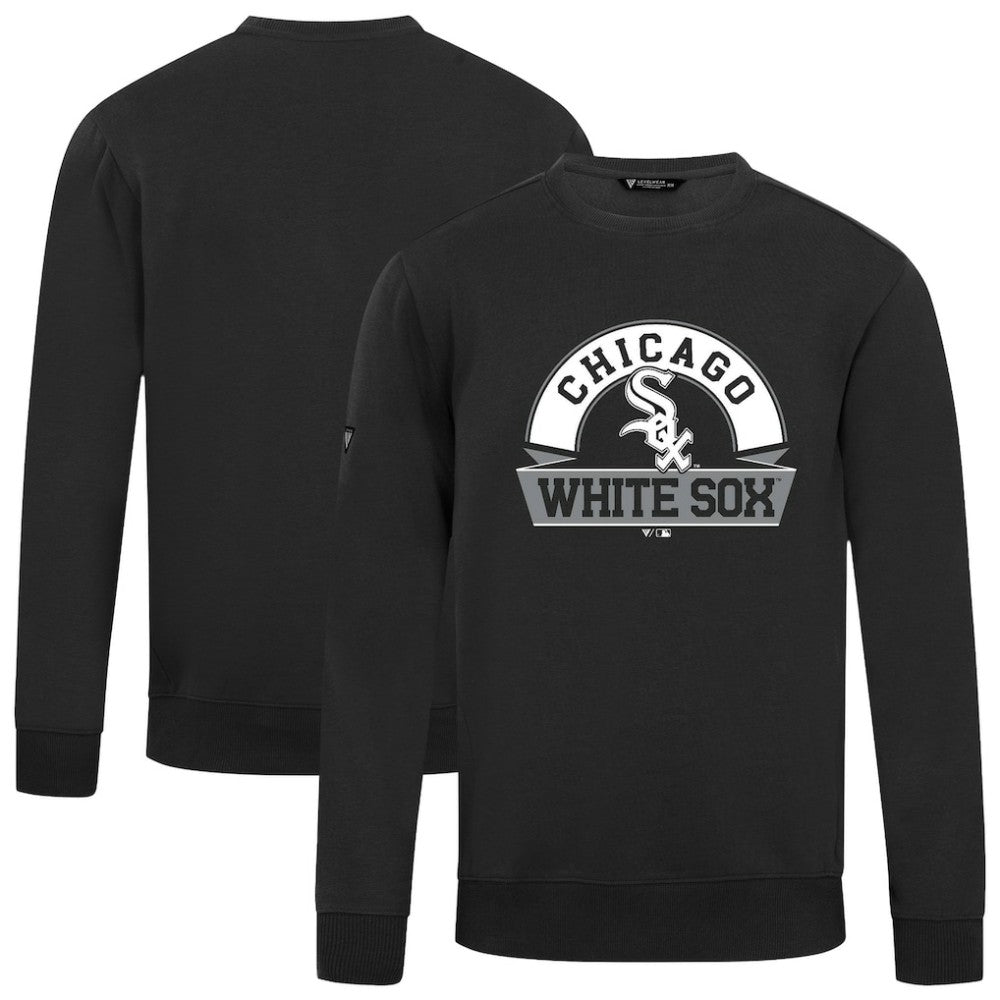 Black Chicago White Sox Levelwear Zane Banner Arch Sweatshirt