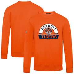 Orange Detroit Tigers Levelwear Zane Banner Arch Sweatshirt
