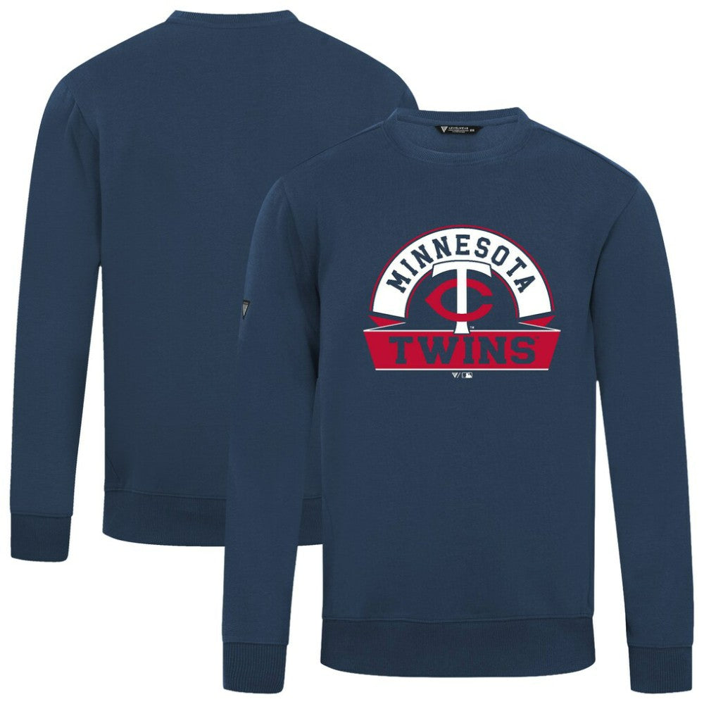Navy Minnesota Twins Levelwear Zane Banner Arch Sweatshirt