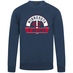 Navy Minnesota Twins Levelwear Zane Banner Arch Sweatshirt