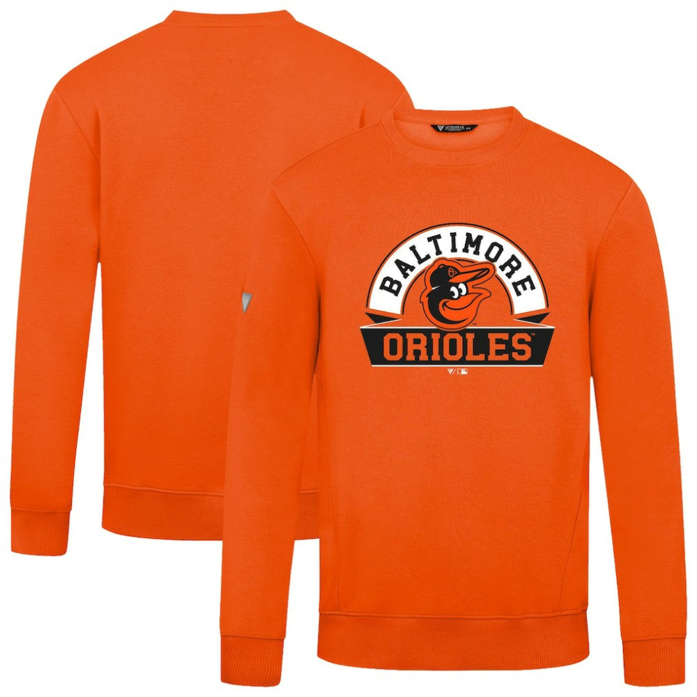 Orange Baltimore Orioles Levelwear Zane Banner Arch Sweatshirt