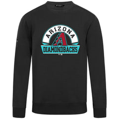 Black Arizona Diamondbacks Levelwear Zane Banner Arch Sweatshirt