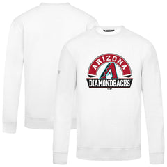 White Arizona Diamondbacks Levelwear Zane Banner Arch Sweatshirt