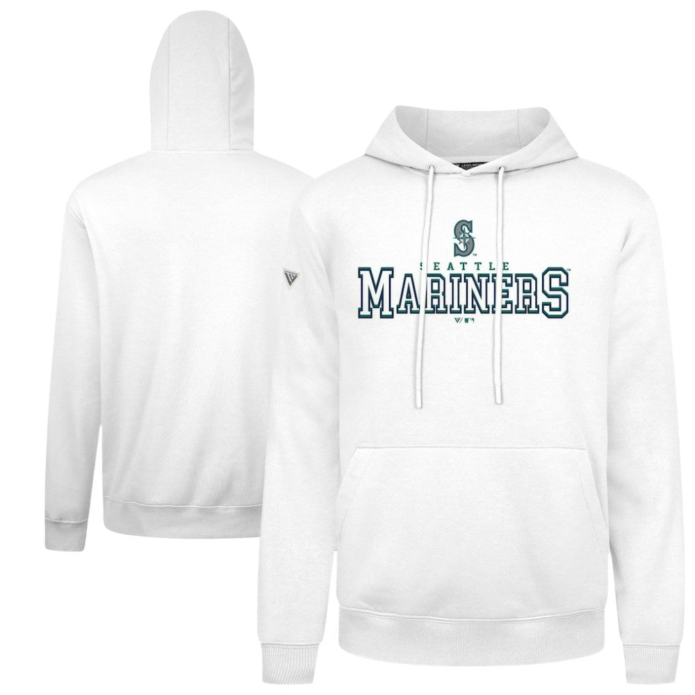 White Seattle Mariners Levelwear Podium Journey Hoodie