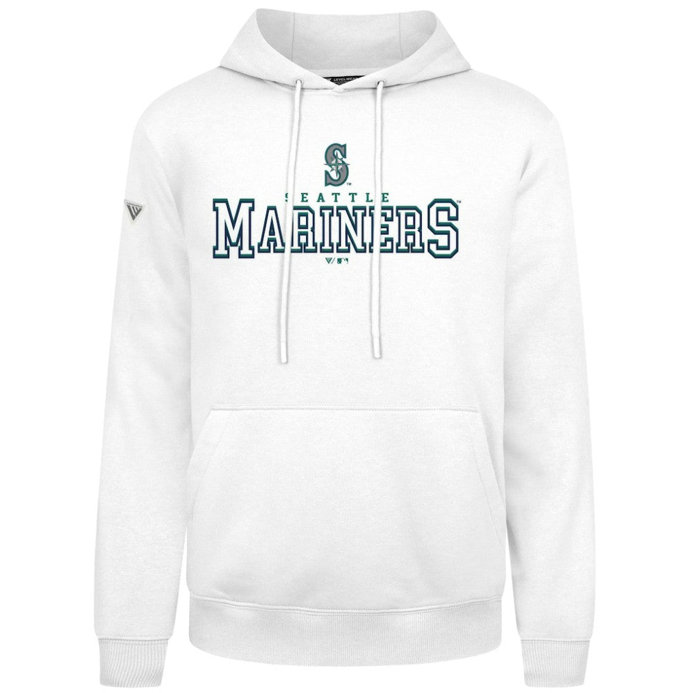 White Seattle Mariners Levelwear Podium Journey Hoodie