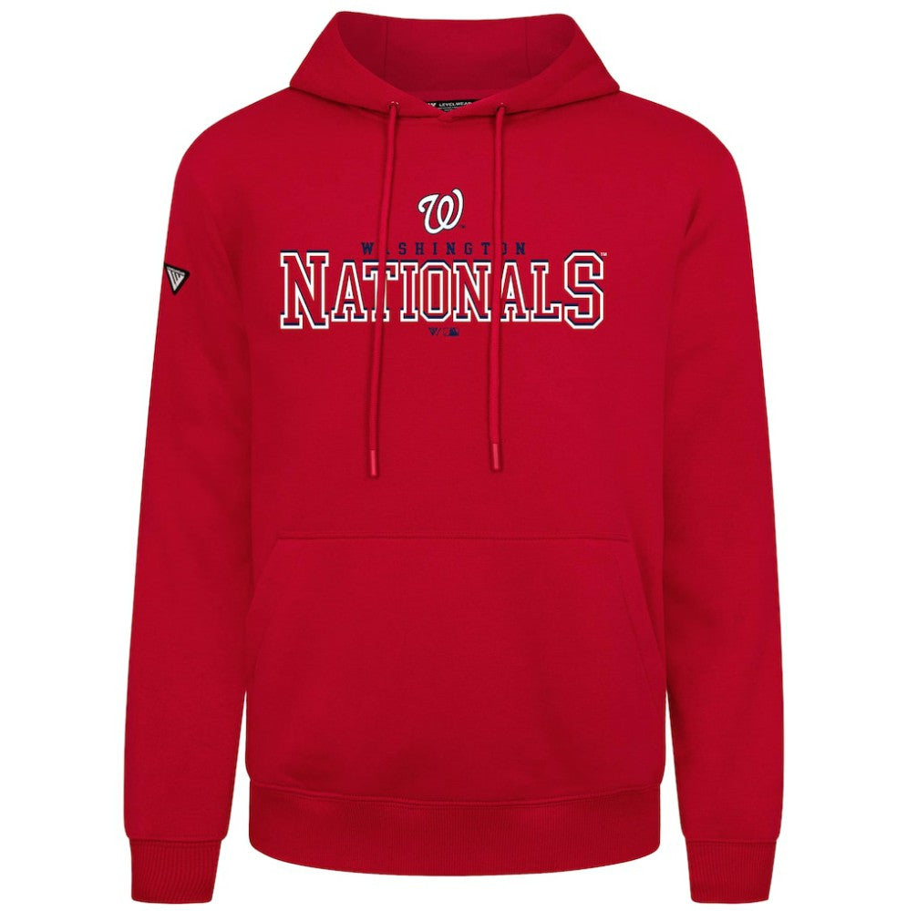 Red Washington Nationals Levelwear Podium Journey Hoodie