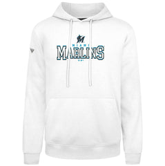 White Miami Marlins Levelwear Podium Journey Hoodie