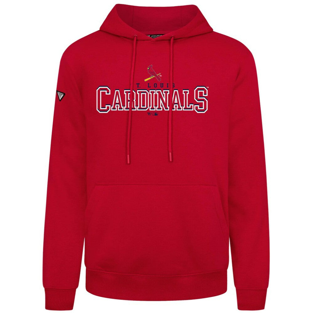 Red St. Louis Cardinals Levelwear Podium Journey Hoodie