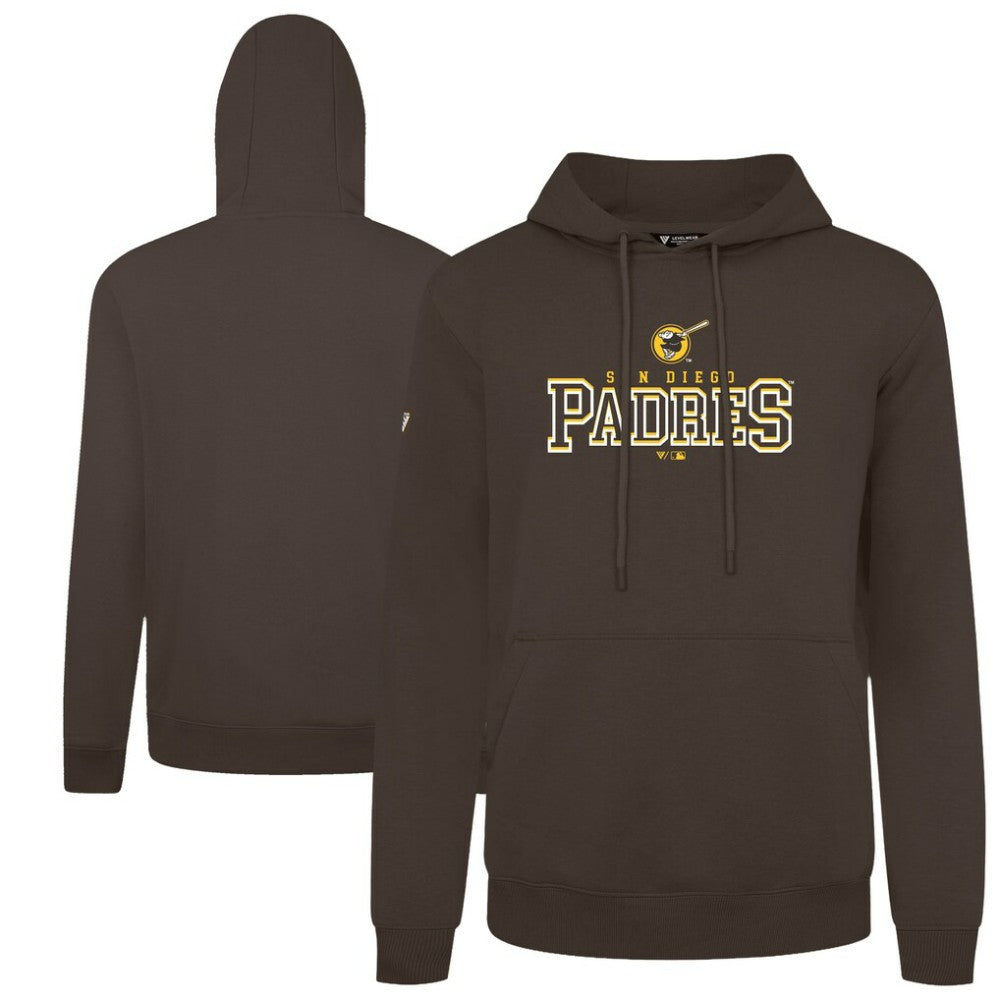 Brown San Diego Padres Levelwear Podium Journey Hoodie