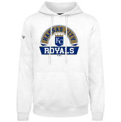White Kansas City Royals Levelwear Podium Banner Arch Hoodie