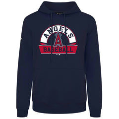 Navy Los Angeles Angels Levelwear Podium Banner Arch Hoodie