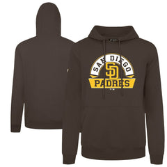 Brown San Diego Padres Levelwear Podium Banner Arch Hoodie