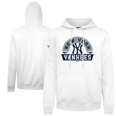 White New York Yankees Levelwear Podium Banner Arch Hoodie