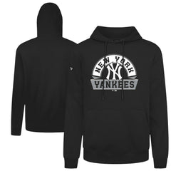 Black New York Yankees Levelwear Podium Banner Arch Hoodie