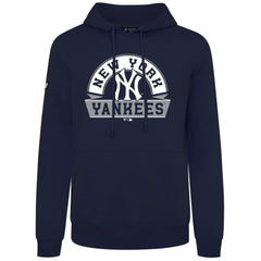 Navy New York Yankees Levelwear Podium Banner Arch Hoodie