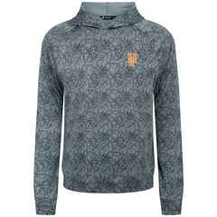 Gray New York Mets Levelwear Albatross Raglan Hoodie