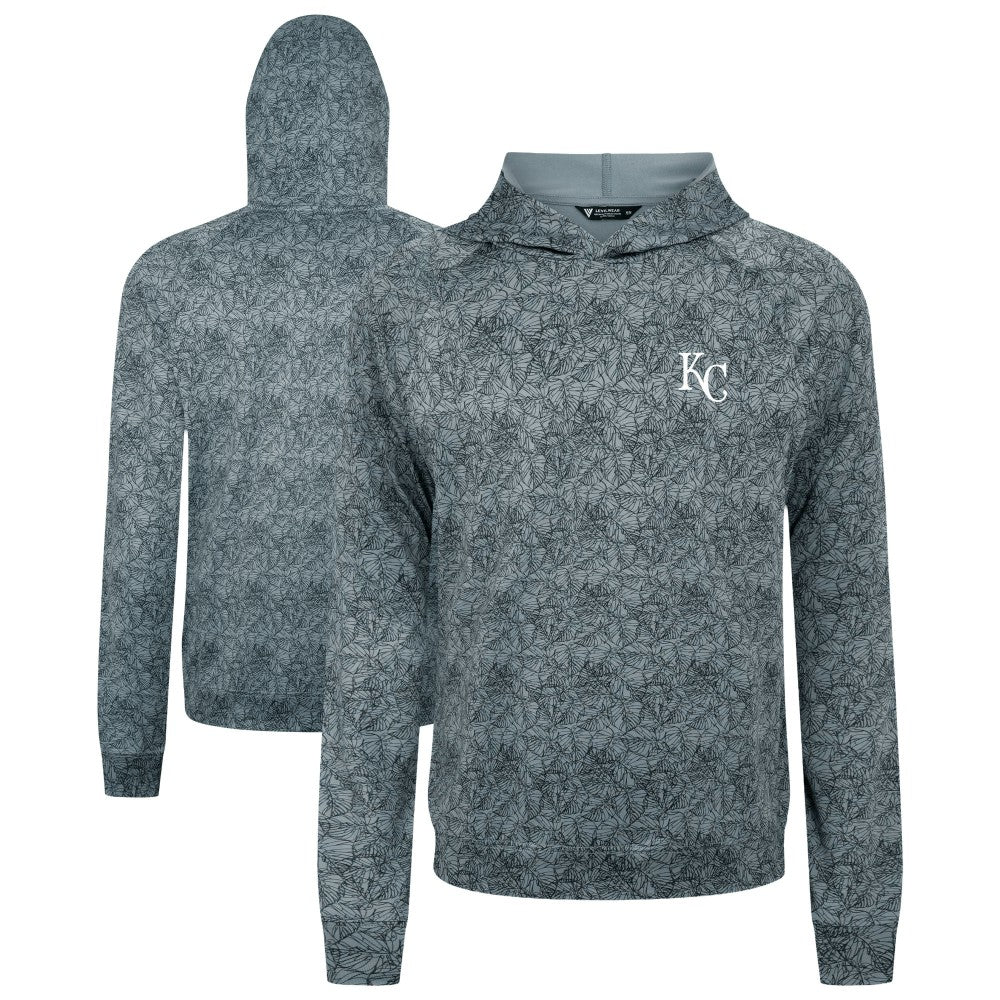 Gray Kansas City Royals Levelwear Albatross Raglan Hoodie