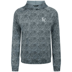 Gray Kansas City Royals Levelwear Albatross Raglan Hoodie