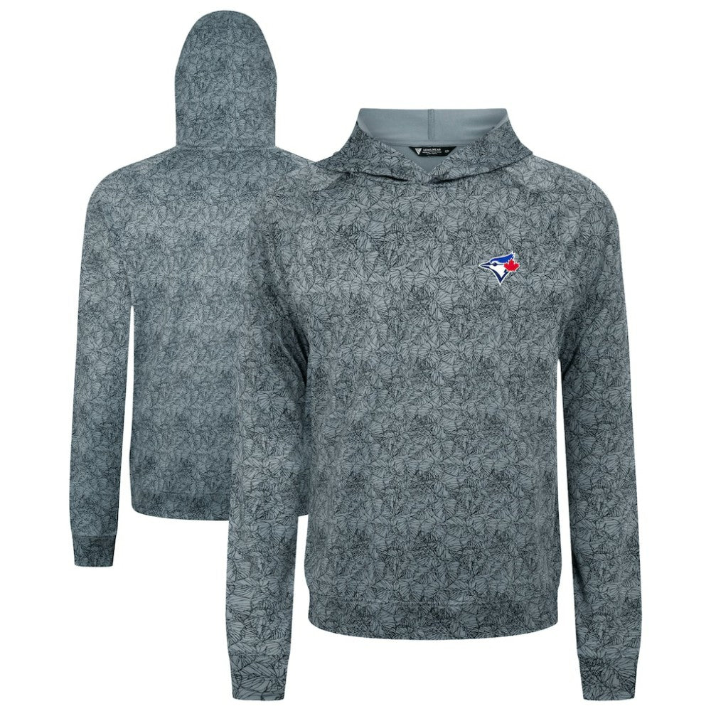 Gray Toronto Blue Jays Levelwear Albatross Raglan Hoodie