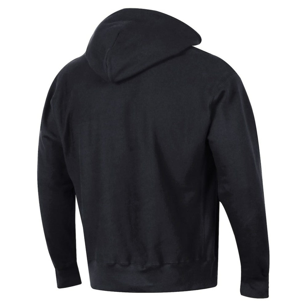 Black New York Yankees Champion Tonal Reverse Weave Fleece Hoodie