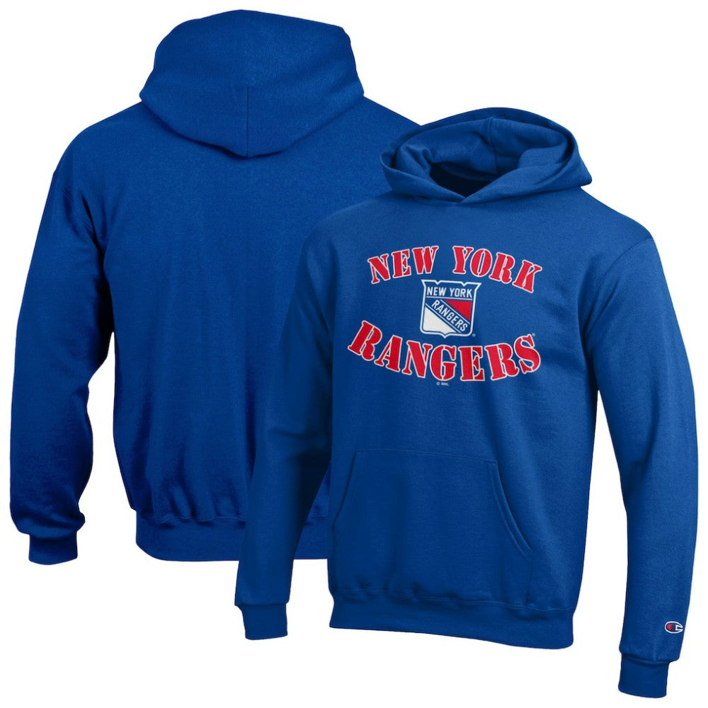 NHL New York Rangers Champion Youth Fleece Powerblend Hoodie