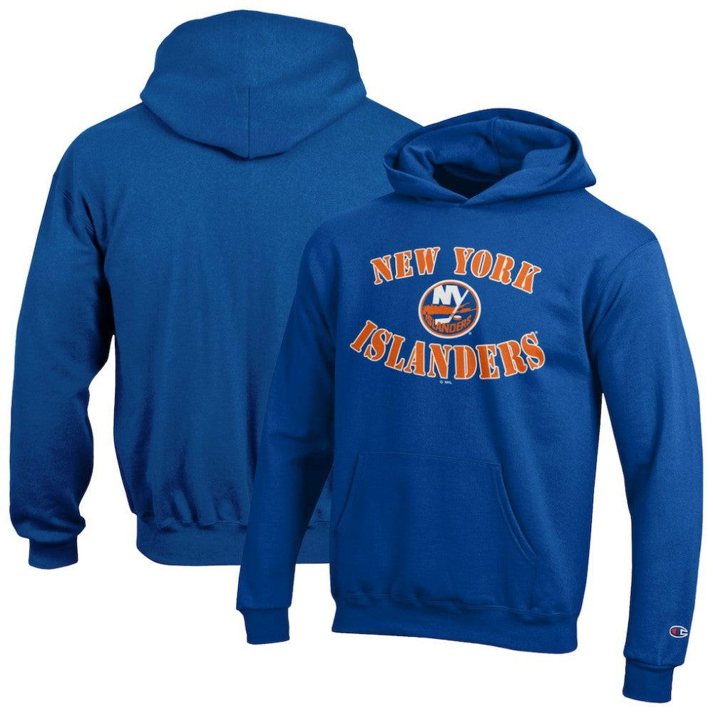 NHL New York Islanders Champion Youth Fleece Powerblend Hoodie