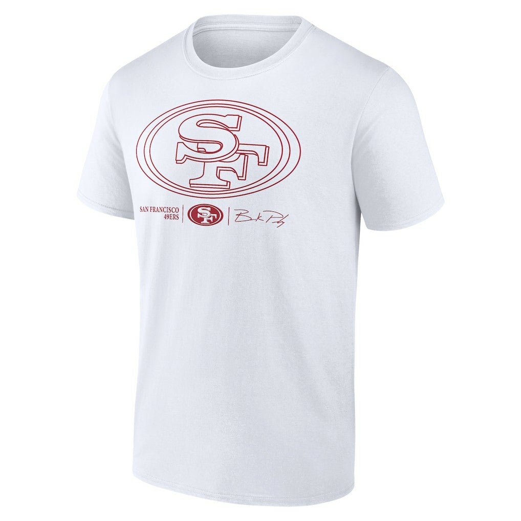 Brock Purdy  Outline Player T-Shirt - San Francisco 49ers T-shirts