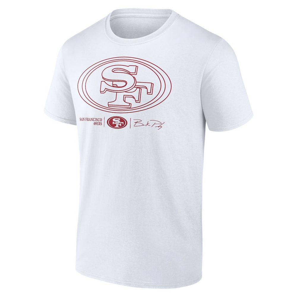 Brock Purdy  Outline Player T-Shirt - San Francisco 49ers T-shirts