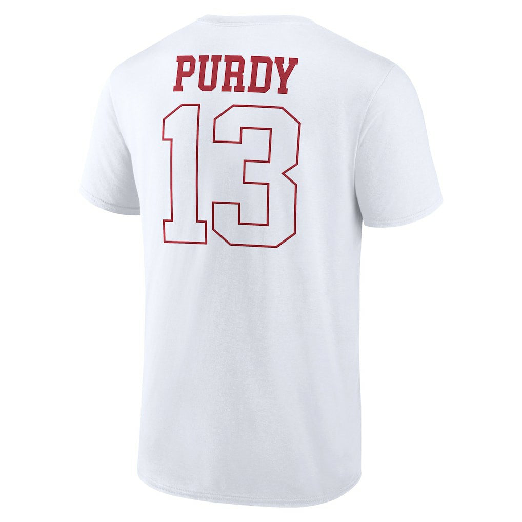 Brock Purdy  Outline Player T-Shirt - San Francisco 49ers T-shirts