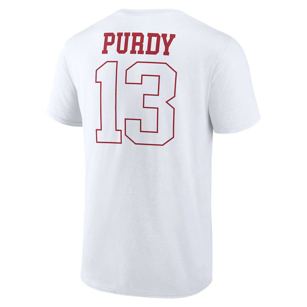 Brock Purdy  Outline Player T-Shirt - San Francisco 49ers T-shirts