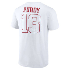 Brock Purdy  Outline Player T-Shirt - San Francisco 49ers T-shirts