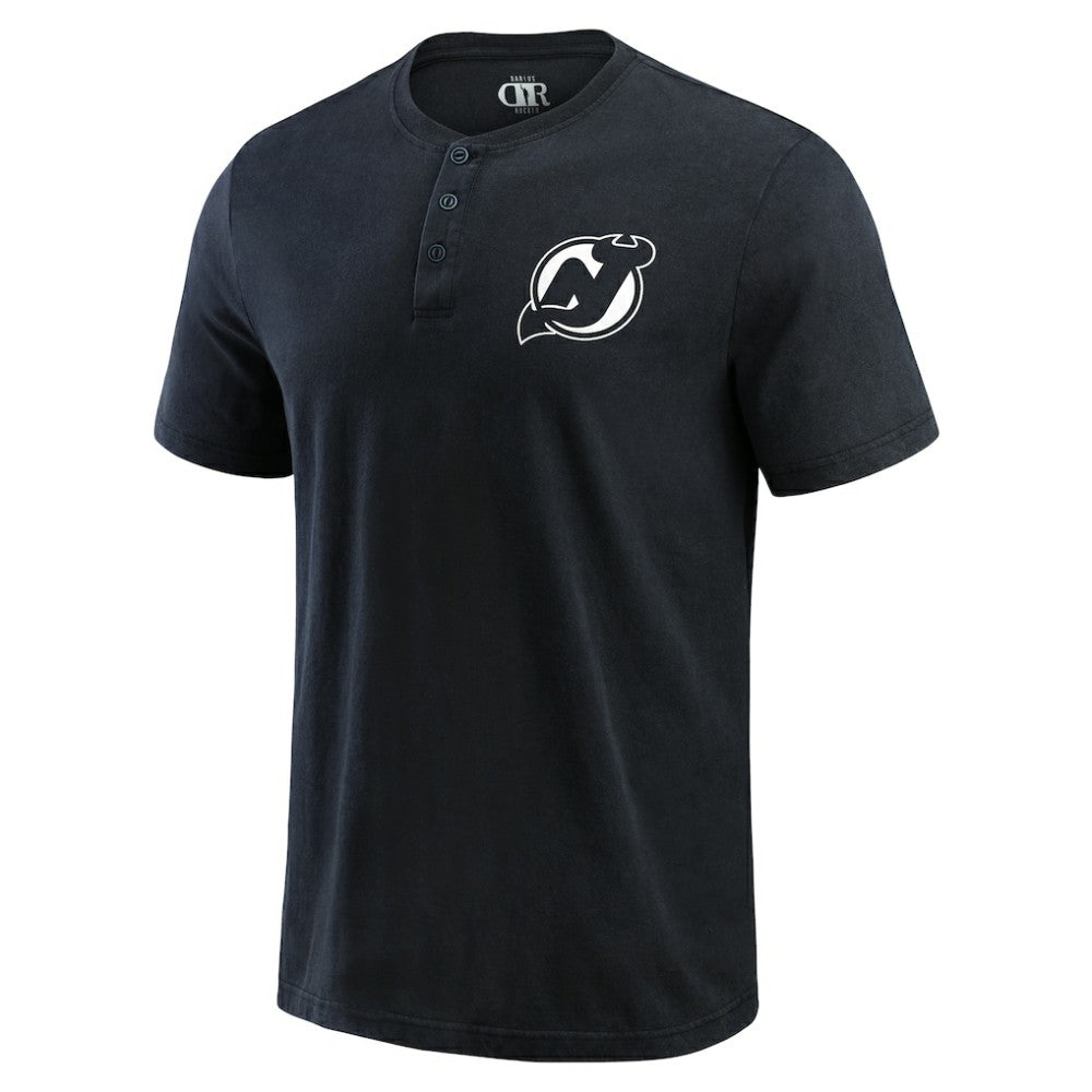 NHL New Jersey Devils Darius Rucker Collection by Fanatics Fanatics Fest Washed Henley T-Shirt